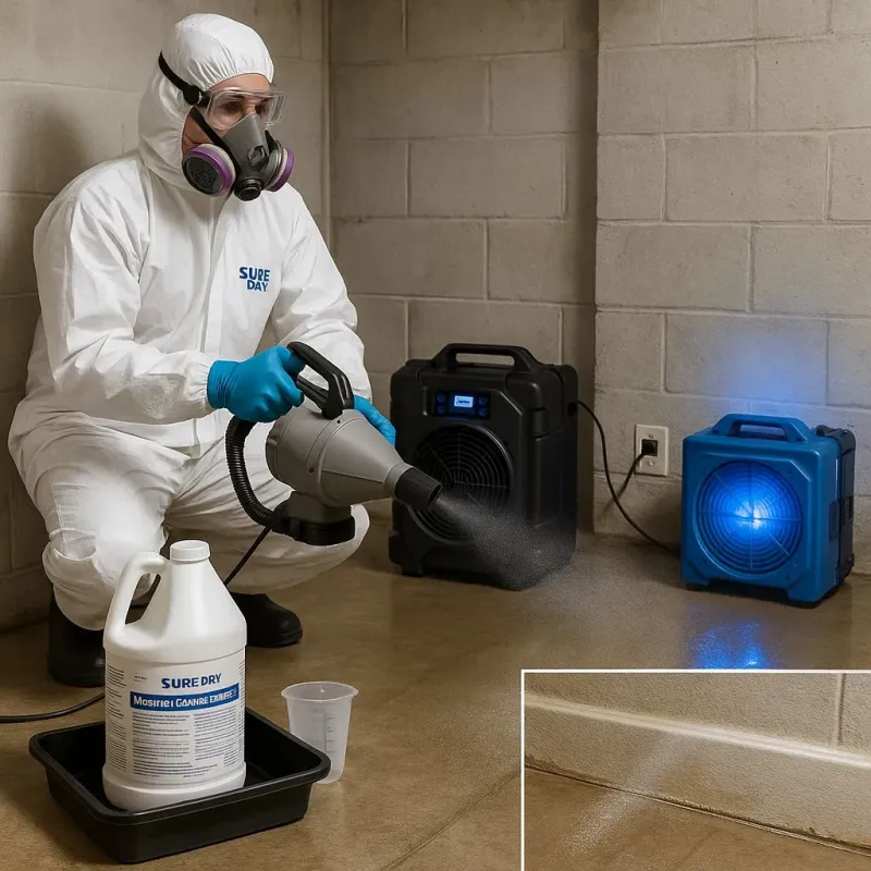 Sanitization and Odor Removal process in Deweyville, TX