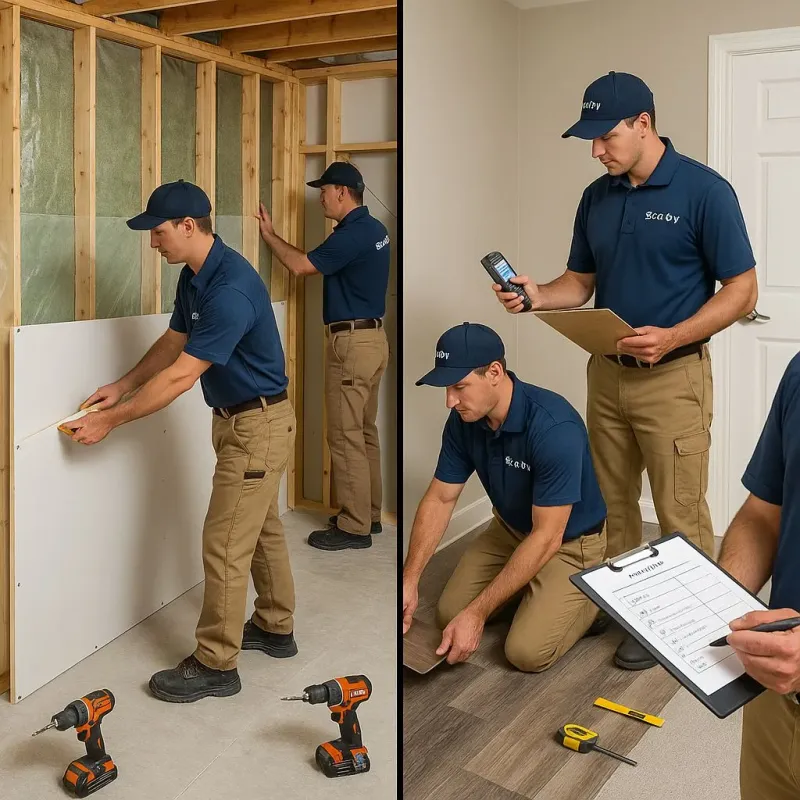 Repairs and Reconstruction process in Deweyville, TX