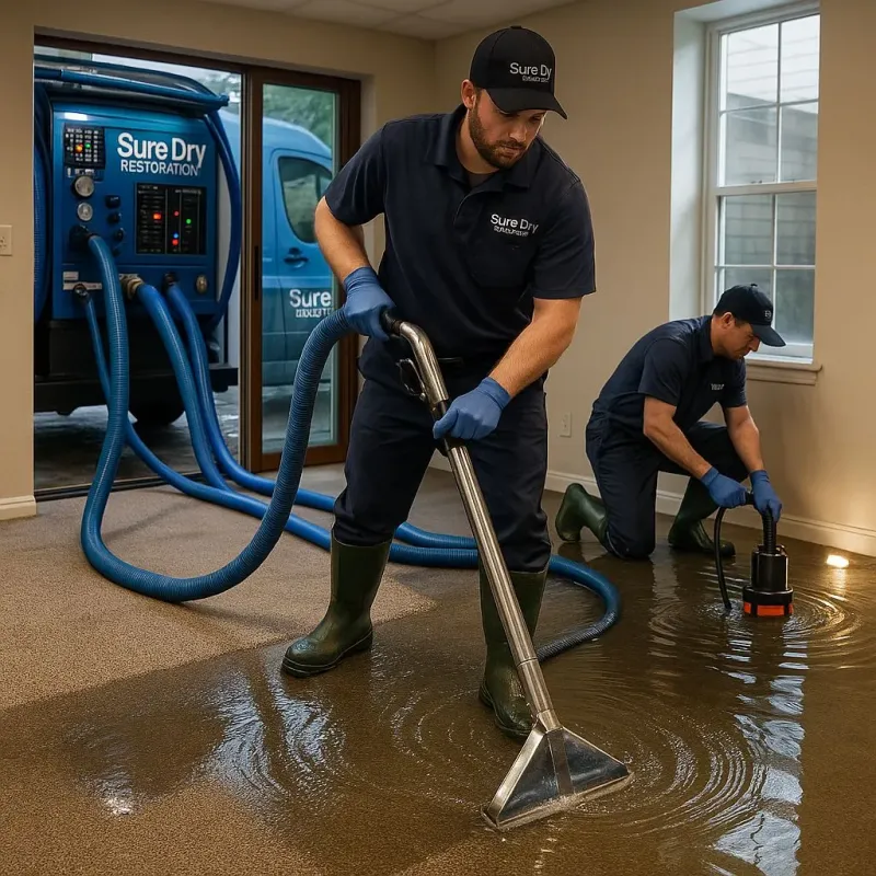 Water Extraction and Removal process in Deweyville, TX
